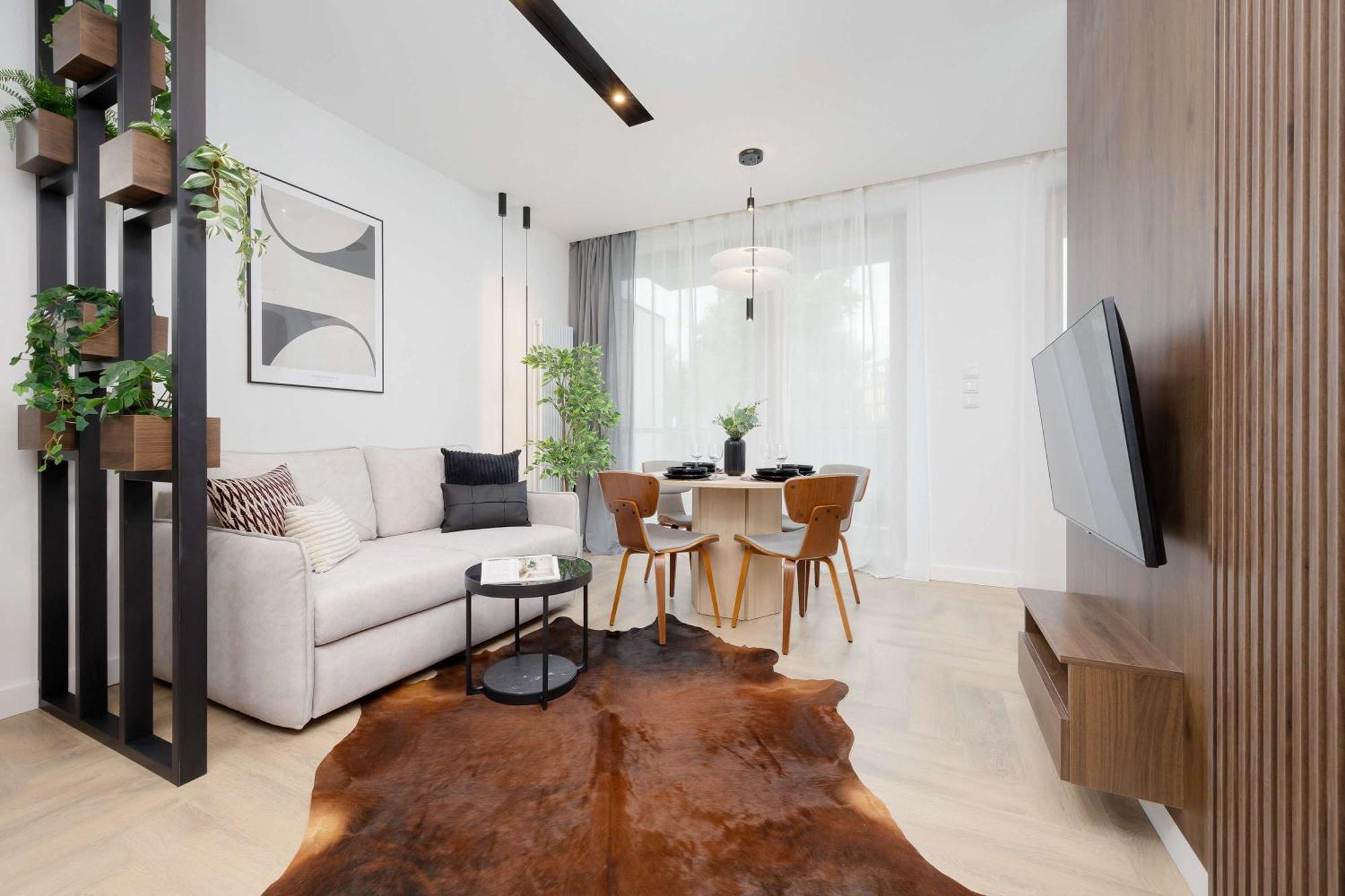 Apartment Sarmacka Wilanow With Parking, Sauna & Gym By Noclegi Renters Warschau Buitenkant foto